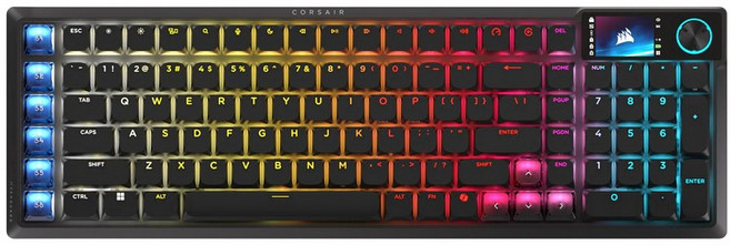 CORSAIR VANGUARD AIR 99 WIRELESS RGB QWERTY 99% OPX 8000Hz Stream Deck Flashtap SOCD CH-91HA01B-NA