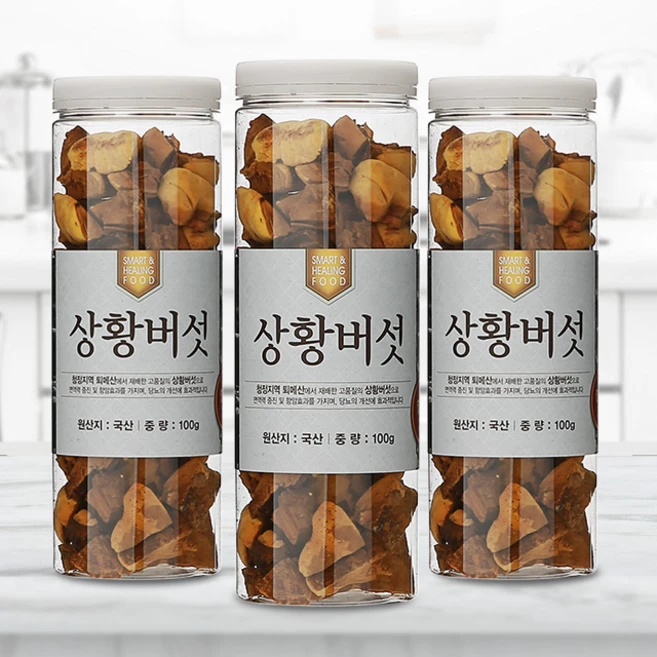 [채울농산] 추천상품 국산100% 장수 상황버섯(baumii 최상품) 1개월분, 100g, 1개 - 쿠팡