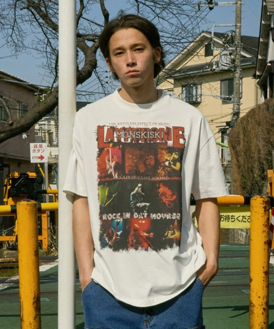 미니멀프로젝트 락스타 오버핏 반팔티셔츠 MST156 화이트