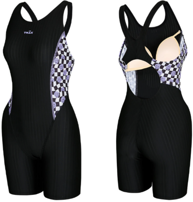 제인코트 //티막 실내수영복/강습용 여아 피트니스 3부 L-KF0553 BK