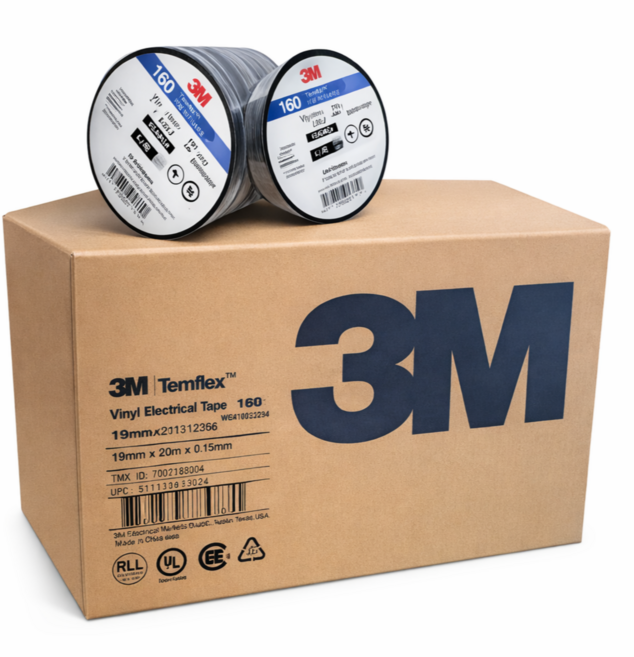 다올ETS 쓰리엠 비닐 전기테이프 절연 160 19mmX20m, 10개