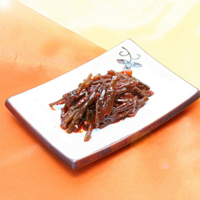 장담아전통식품 마늘쫑장아찌 500g 아이스팩포장 마늘쫑을 고추장에 숙성시킨 장아찌 식품 신선식품 반찬 장아찌 마늘쫑장아찌, 1개