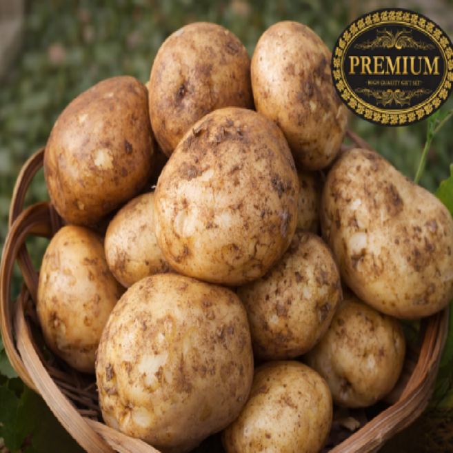 [특가] 국내산 햇감자 수미감자 2kg(중), 1개, 10kg(특)종이컵 크기