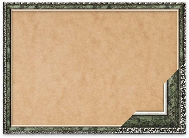 퍼즐액자 38x53cm, 슬림앤틱그린, 1개