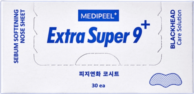 메디필 엑스트라 슈퍼 9 플러스 피지 클리너 코 시트, 1개, 30개입