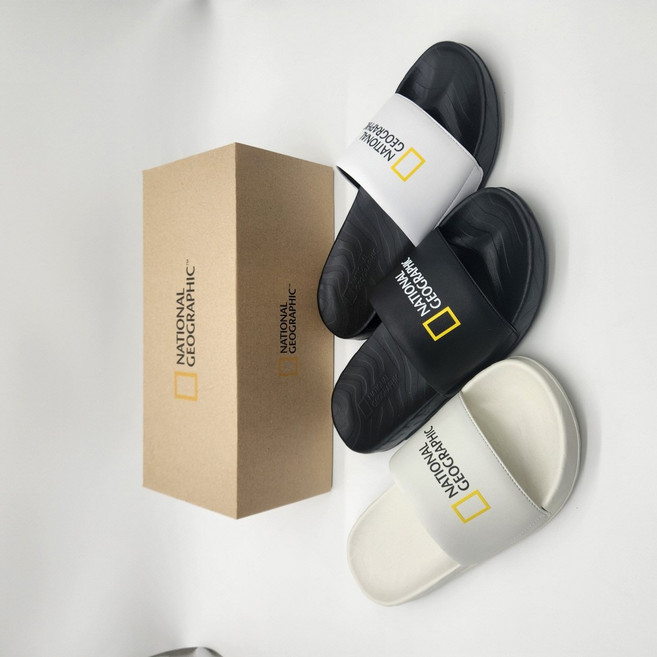 백화점정품 내셔널지오그래픽 남성 여성 슬리퍼 리플 슬라이드