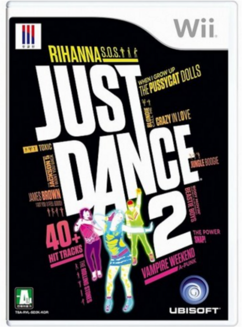 닌텐도 Wii 저스트댄스2 한국 정발 중고품