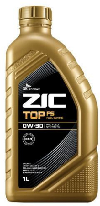 SK엔무브 지크 탑 FS 0W-30 1L (ZIC TOP FS) 엔진오일, 1개