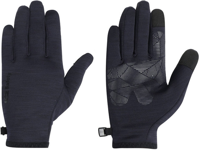 K2 스포츠 등산장갑 남성 여성 아웃도어 골프 러닝 소프트쉘2, 네이비, 1개