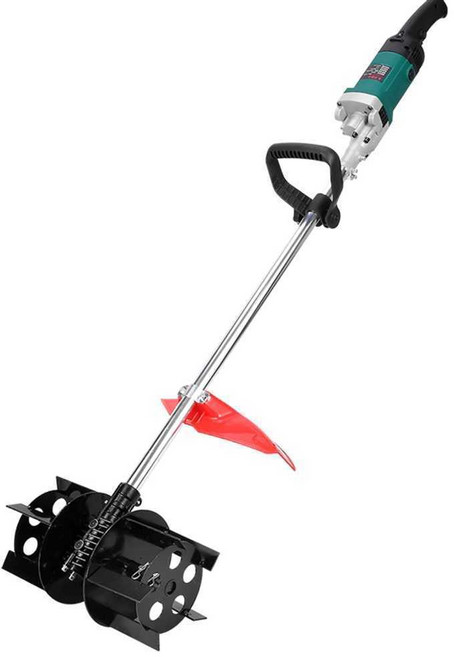 흙파기 및 제초 다용도 휠 흙파기 도랑파기 전동, 디지털 9단 9800W 믹서 신형, 1개