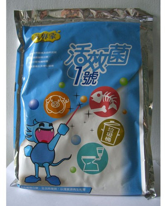 樂農農 菌專家 發酵液肥製作 堆肥菌 廚房 廁所除臭 化糞池消污, 1個, 活效菌1kg