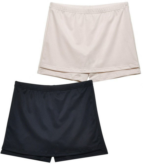 이너라인 에어로쿨 3부 속치마바지 통풍잘되는 Y존 커버 속바지 2매