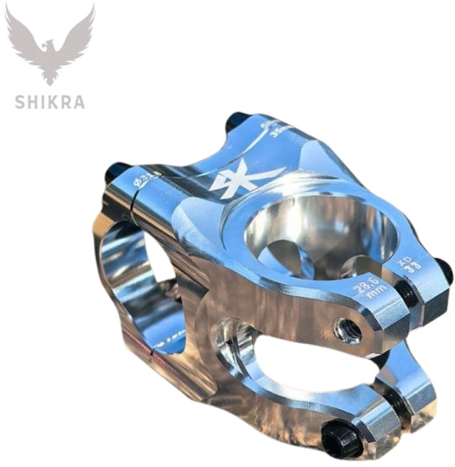 자전거스템 숏스템 MTB 로드자전거 픽시 31.8mm SHIKRA 실버