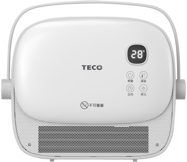 TECO東元 浴室暖風機 輕巧速暖 定時安全 多重模式 浴室暖房, XYFYN3007CBW
