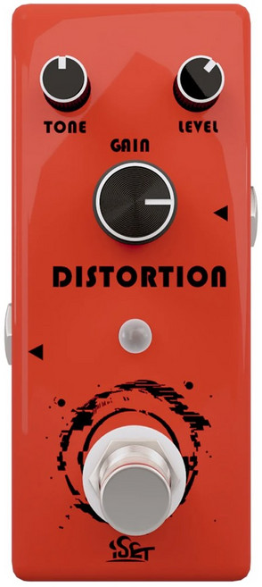 기타이펙터 ISET 일렉트릭 기타 이펙트 페달 오버드라이브 바이패스 디스토션 부스터 컴프레서 퍼즈 플랜저 트루 부품, PD-8 Distortion