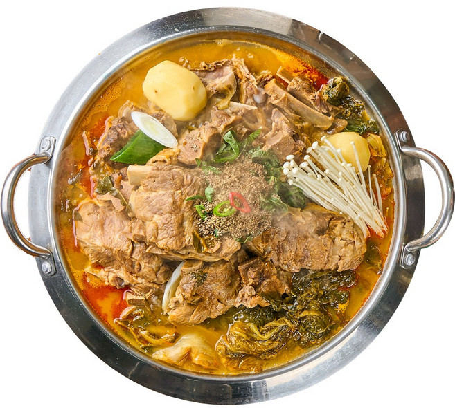 농가살리기 대용량 정읍 왕고기 착한 감자탕, 1박스, 3kg
