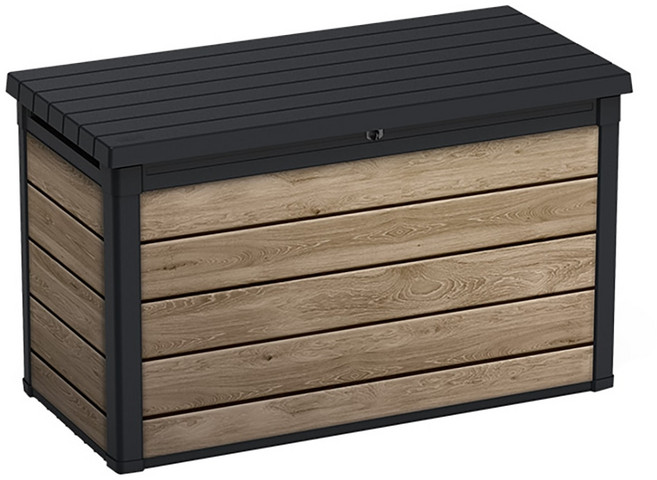 케터 데코코트 야외용 다용도 보관함 757L, 애쉬우드, 폴리프로필렌(PP)