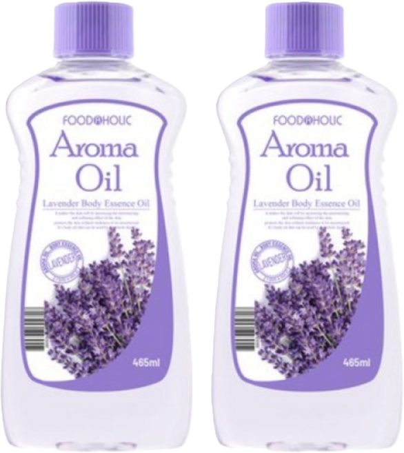 푸드어홀릭 전신 보습 마사지 향좋은 멀티 바디 오일 트리트먼트 라벤더 465ml 2EA, 2개