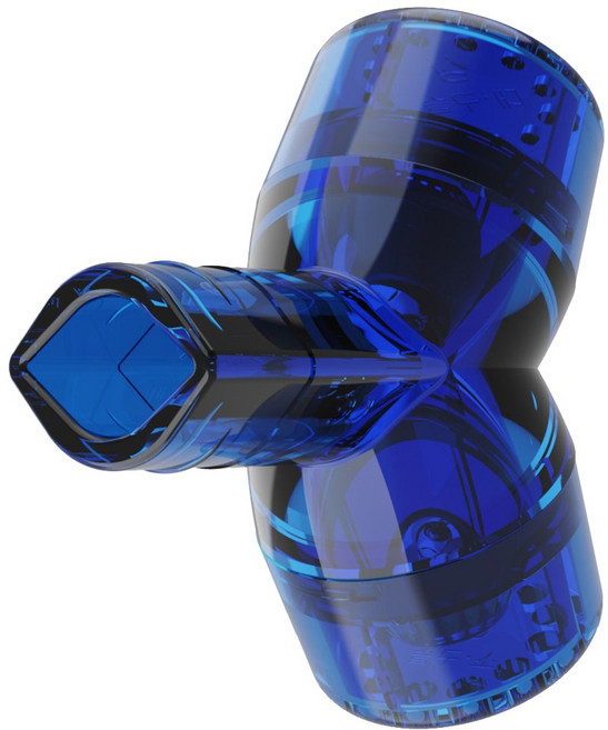 노스크 폐활량운동기구 흉곽호흡기 횡경막 가래 제거기 폐 흉벽 운동 기구 수동식 진동기 강화기 슈퍼브리드, 1개