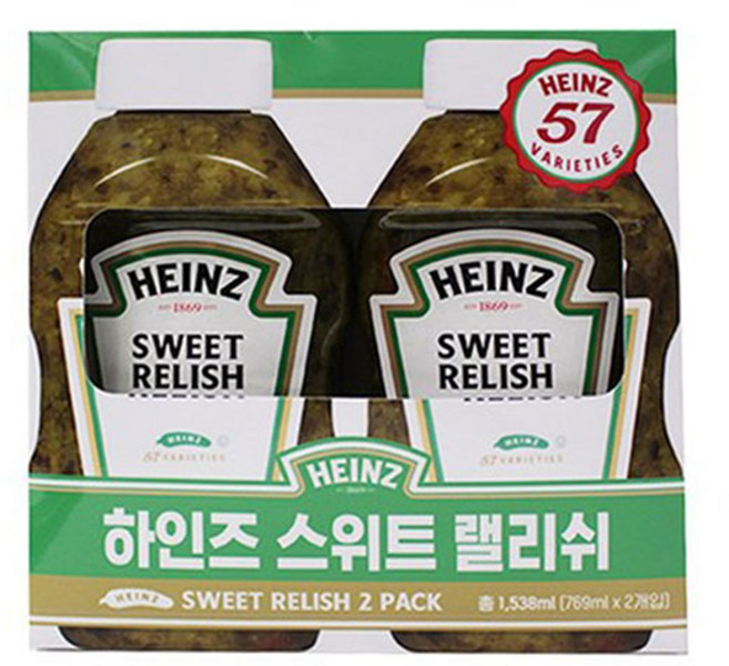 하인즈 스위트 랠리쉬 769ml, 2개