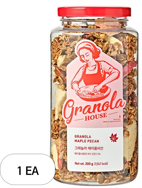 그래놀라하우스 메이플 피칸 시리얼, 300g, 1개