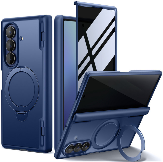 모보시 360도 회전 링 스탠드 힌지 보호 맥세이프 슬림 풀커버 휴대폰 케이스