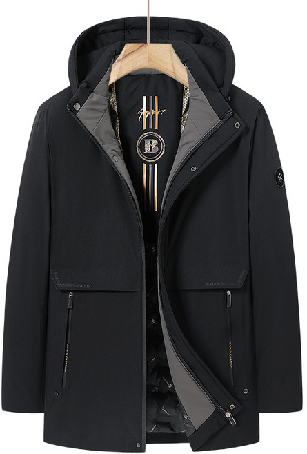 남성 패딩 점퍼 탈부착 후드 자켓 방한복- 9188