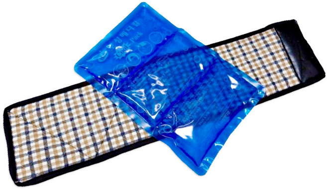 보성 냉찜질팩 고정밴드 스트랩 국산 고정커버 누빔 고정주머니 냉온찜질팩용 다용도, 소형, 1개