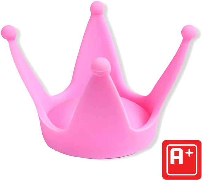 알탱고 귀여운 /왕관/ 헬멧 부착형 레포츠용 선물용, 핑크