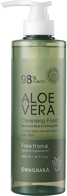 과일나라 알로에베라 모이스처 클렌징폼, 500ml, 1개