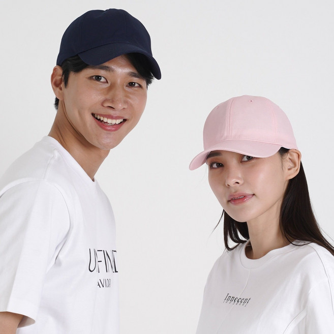 예스쿱 무지 데일리 볼캡 커플 야구모자