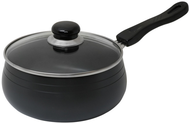 국산 에브리 심플 블랙 경질 냄비, 05 편수냄비 20cm