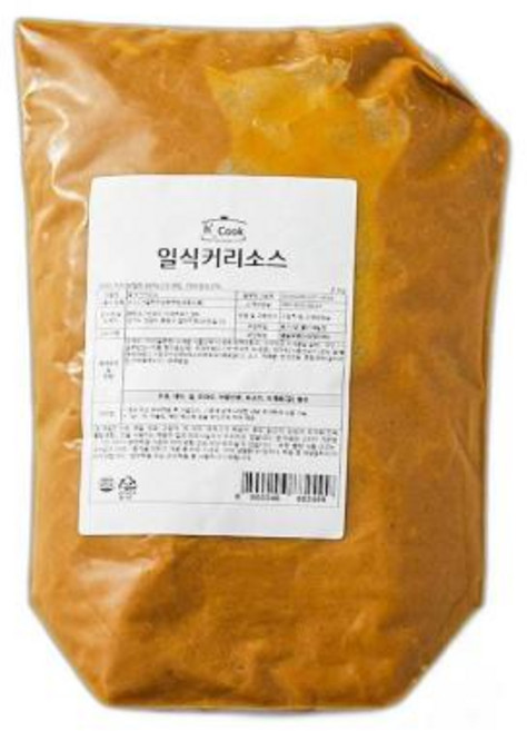 일식커리소스 냉동, 1개, 2kg