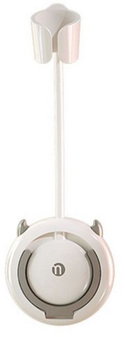 [두손을 자유롭게] 라두나 헤어 드라이기 거치대 벽걸이형, 1개, 화이트&그레이