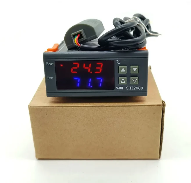 SHT2000 디지털 디스플레이 스마트 온도 컨트롤러 220V 센서 조절기 가열 냉각기, 03 SHT2000 12V