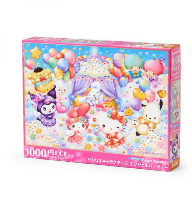 산리오 정품 퍼즐 1000피스 직소 캐릭터 미니퍼즐 컬러링 팬시굿즈 파티 Sanrio-139850, 산리오 캐릭터