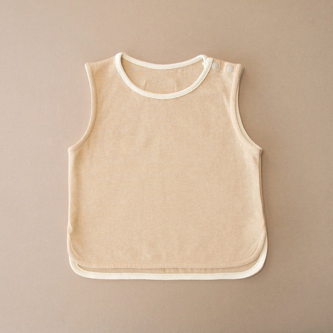 무무앤두두 오가닉 소프트 순면 유아 실내 수면조끼