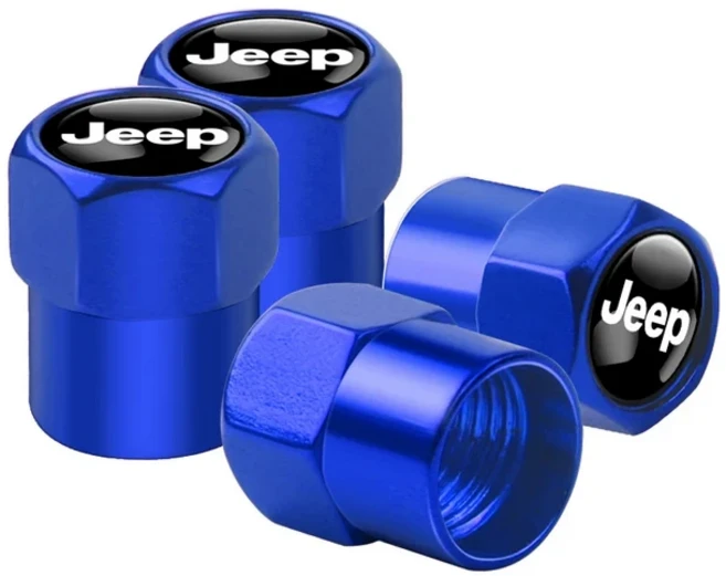 자동차 휠 타이어 밸브 캡 스템 케이스 지프 호환 레니게이드 랭글러 jk 컴퍼스 그랜드 체로키 글래디에이
