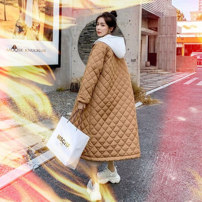 세계일주 여자 겨울 롱 다운 재킷 YRF70