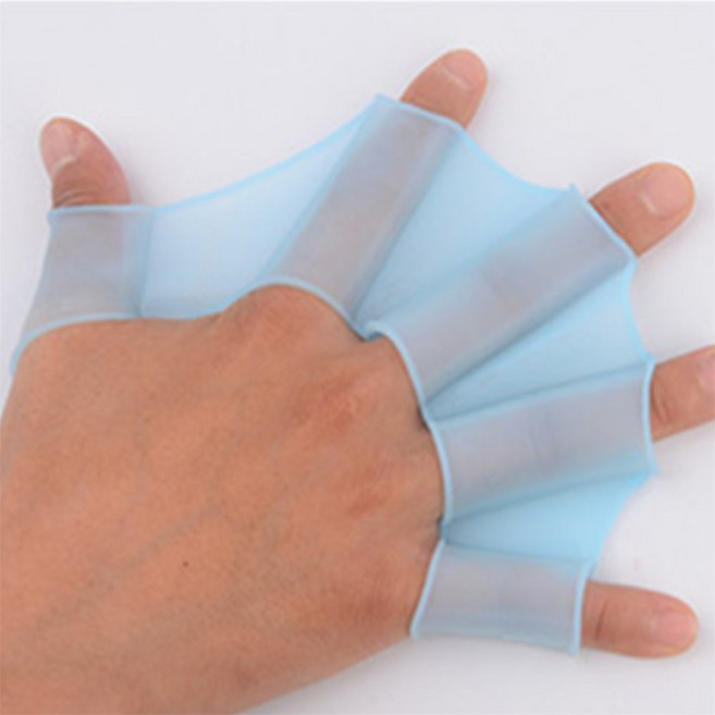 손가락물갈퀴 2P 실리콘수영장갑 아쿠아오리손 수영보조용품, M