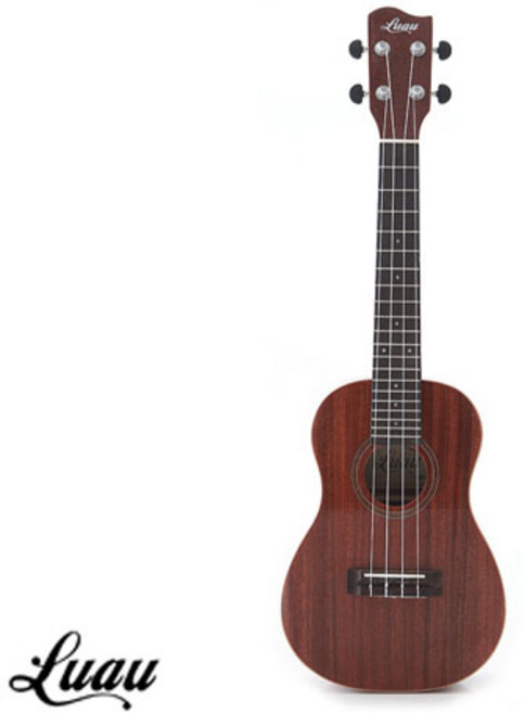 [루아우] 콘서트 우쿨렐레 LU-25C 고급형 탑솔리드 우쿨렐레, 1개