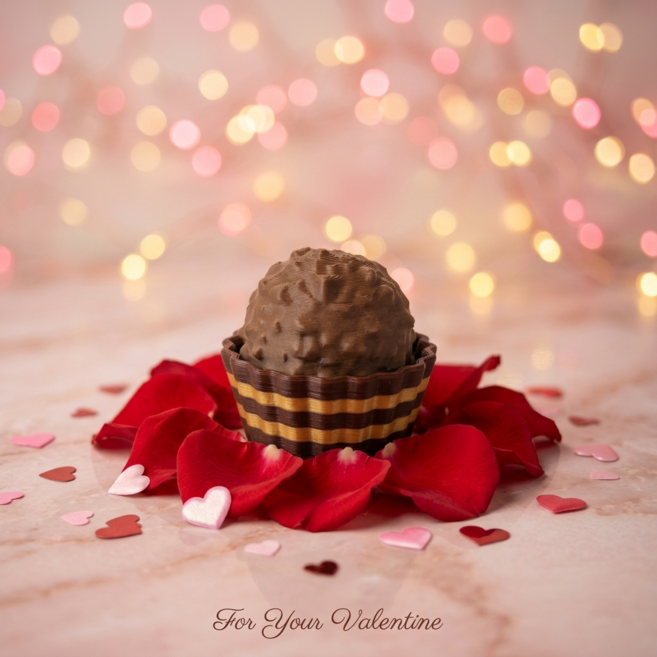 페레로로쉐 초콜릿 클리커 키링 열쇠고리 딸깎이, 1개, 초콜릿버전