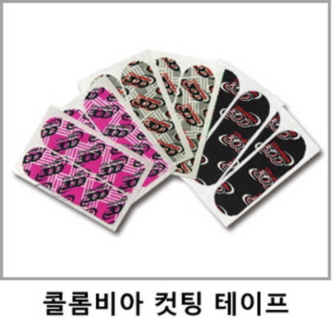 콜롬비아300 컷팅 테이프 프리컷 엄지테이프 볼링용품, 블랙