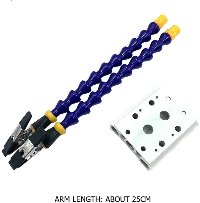 LED 조명 벤치 바이스 테이블 클램프 클립 PCB 홀더 3X 돋보기 5Arm 용접 수리 도구 납땜 세 번째 손, 01 CHINA, 05 2 arms