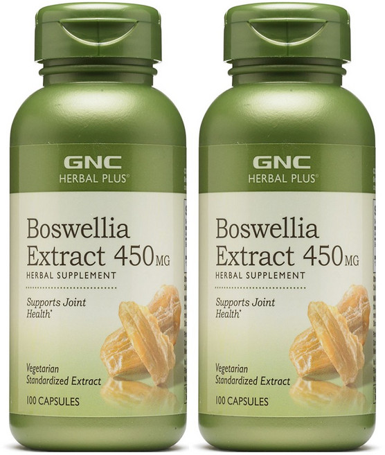GNC 허벌 플러스 보스웰리아 450mg 100정 1+1, 2개