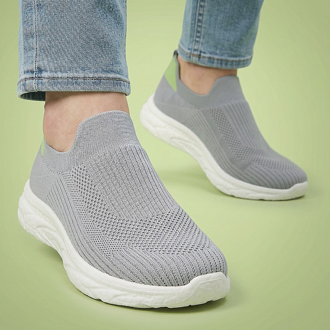 인리치 남성 니트 슬립온 초경량 편한 착화감 데일리 운동화