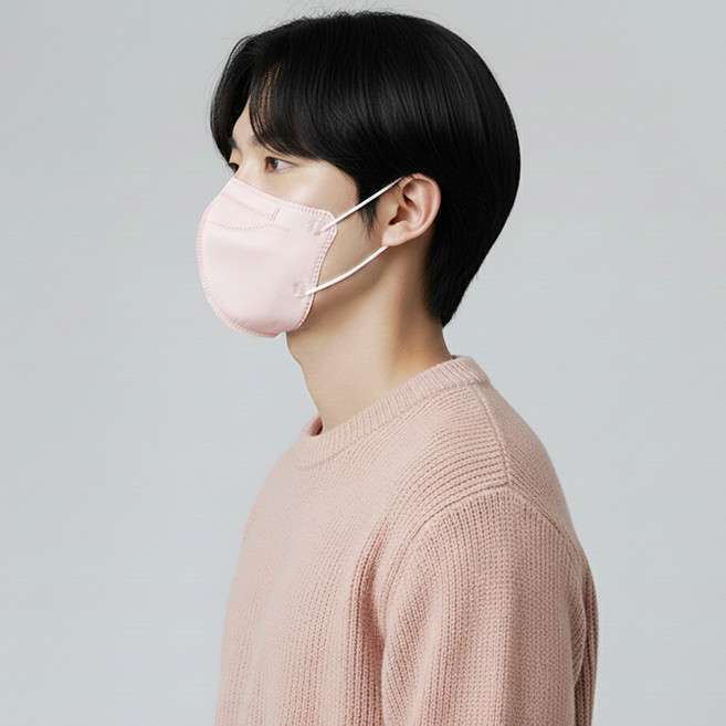 KF94 새부리형 컬러마스크 대형 100매, (N) 대형 피치, 1개