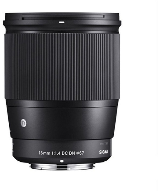 시그마 16mm F1.4 DC DN 소니 E 마운트, 시그마16mm F1.4 소니 E 마운트