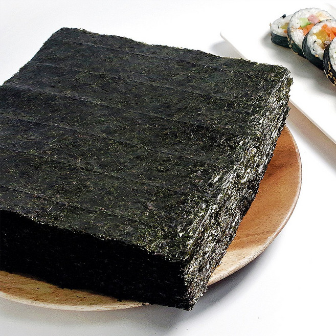 가락시장521 두번 구운 김밥김 100매 김밥용 전장김 무첨가 완도 소안도 햇김, 1개, 240g