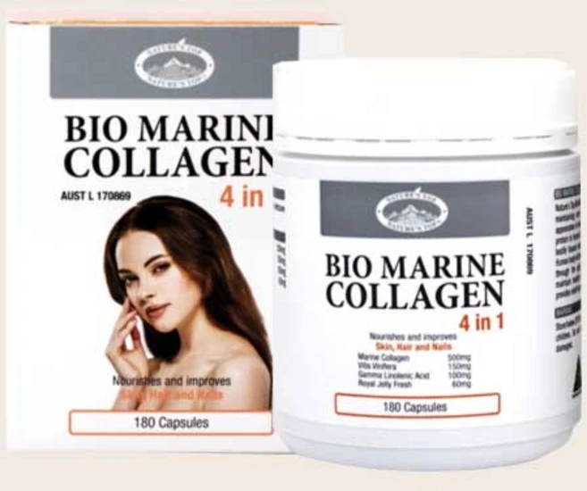 네이쳐스탑 호주 네이쳐스탑 바이오 마린 콜라겐 180캡슐, 180정, 1개, 180정 - 쿠팡